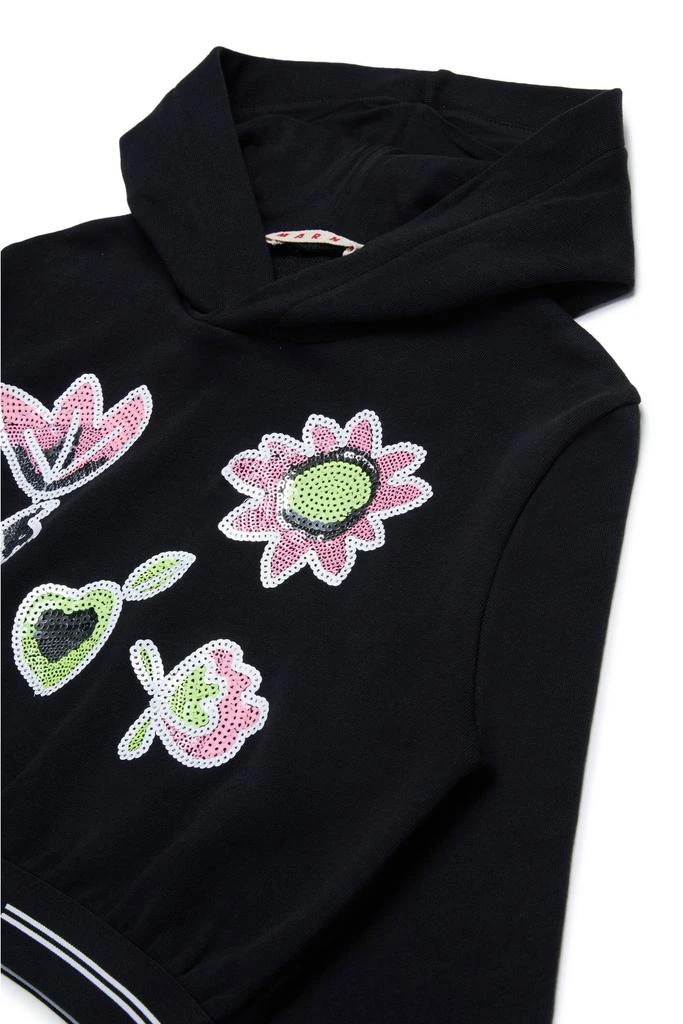 Marni Marni Kids Sequin-Embellished Long-Sleeved Hoodie 3