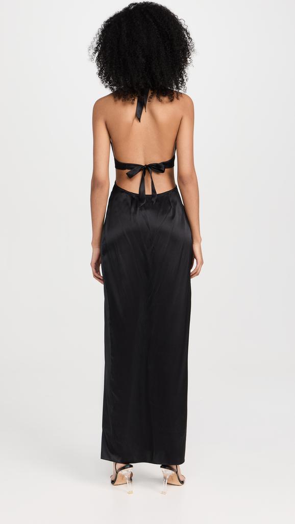 LOUISA BALLOU Long Buckle Dress