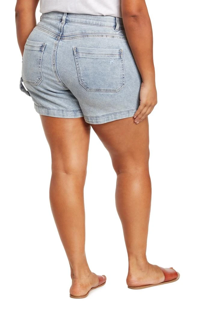 Wit & Wisdom 'Ab'-Solution High Waist Denim Carpenter Shorts 2
