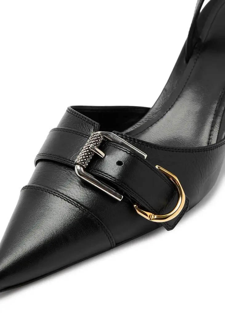 Givenchy Voyou 50 leather slingback pumps 4
