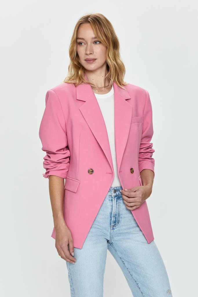 Pistola Denim Remy Double Breasted Blazer - Pink Cosmos 2