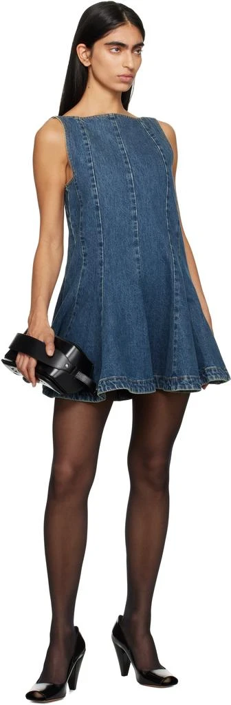 Khaite Blue Mags Denim Minidress 4