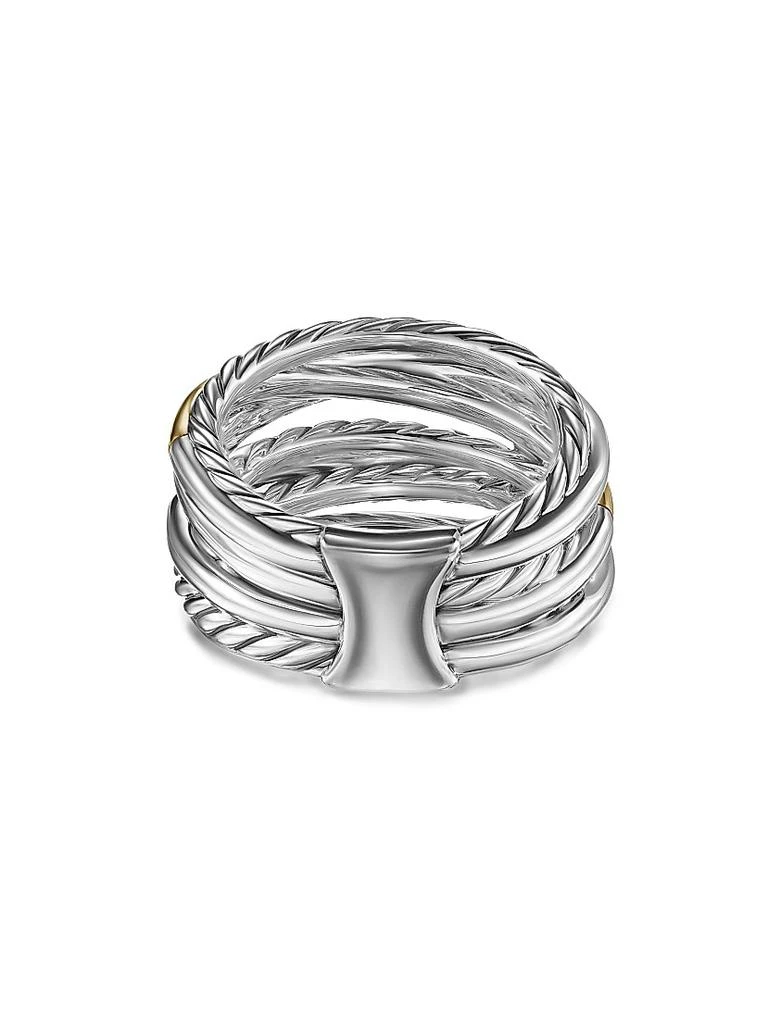 David Yurman Crossover Seven Row Ring in Sterling Silver 4