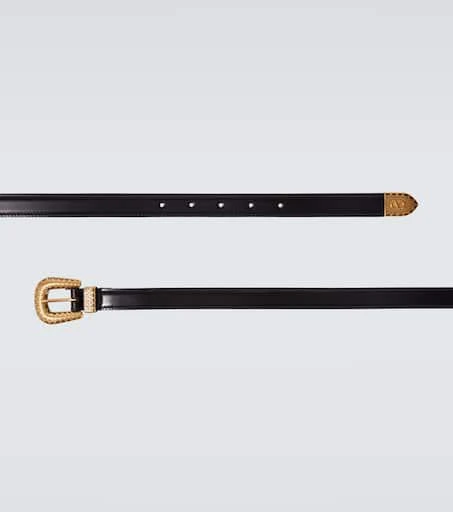 Valentino VLogo leather belt 4