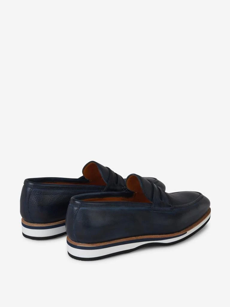 Bontoni Bontoni Constrast Sole Leather Loafers 3