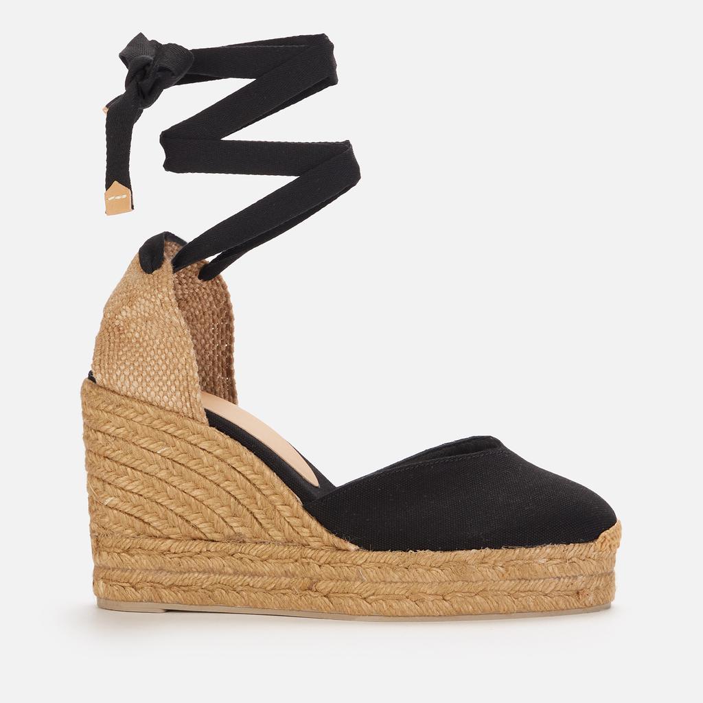 Castaner Castañer Women's Chiara 8Ed Canvas Wedged Espadrilles