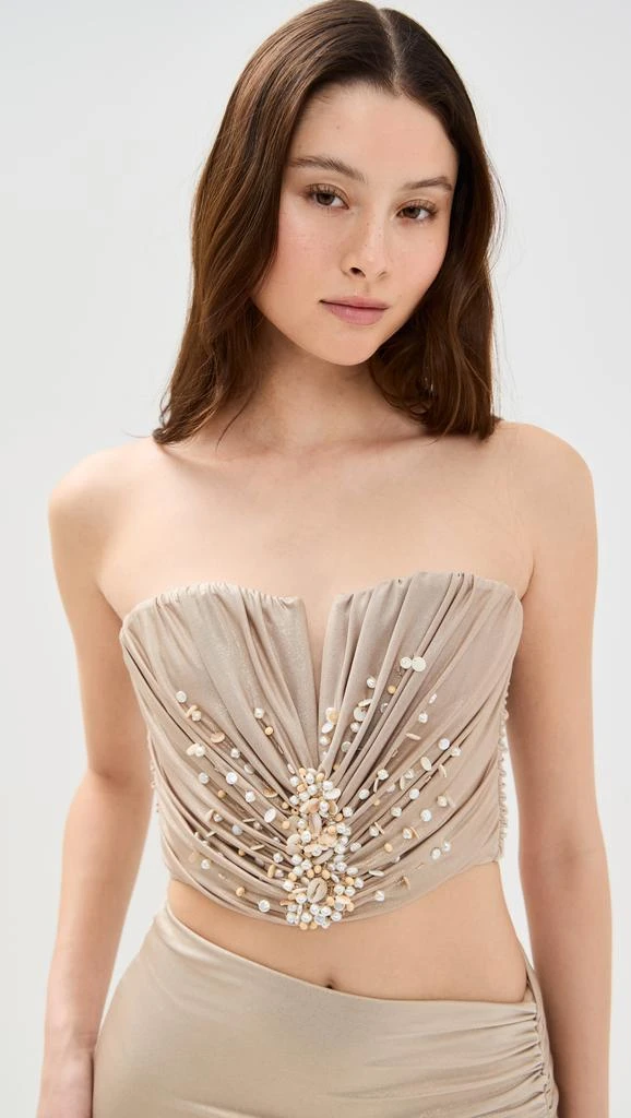 PatBO Dune Jersey Corset Top 1