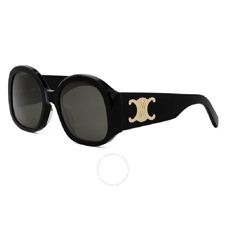 【送料&関税込】Celine Cl40253i Triomphe 25f Avorio Sunglass Sunglasses CELINE Triomphe 09 CL40253I 25F 55-18 Ivoire in