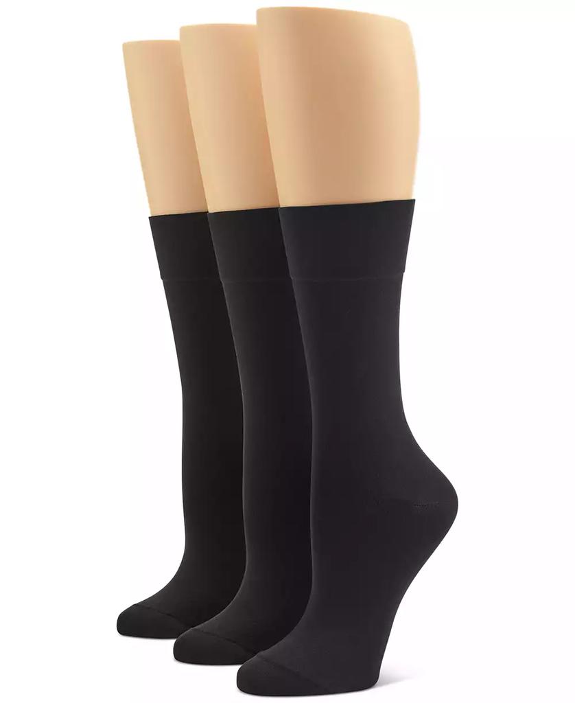 Hue Women's 3-Pk. Ultra-Smooth Crew Socks