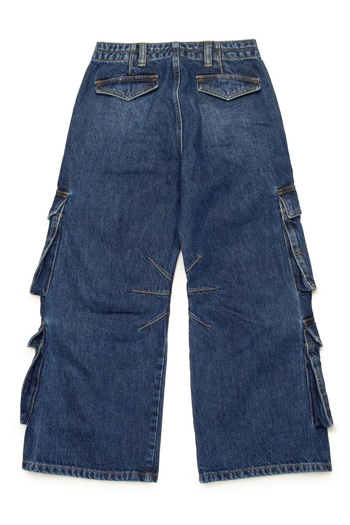 Diesel Diesel Kids Low-Waisted Cargo Jeans