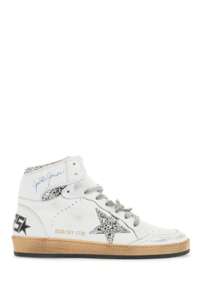 Golden Goose super-star glitter sneakers with spark 1