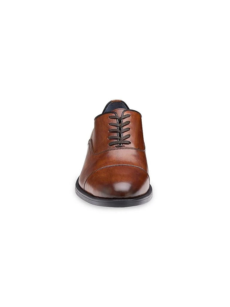 Johnston & Murphy J&M Collection Flynch Leather Cap-Toe Oxfords 4