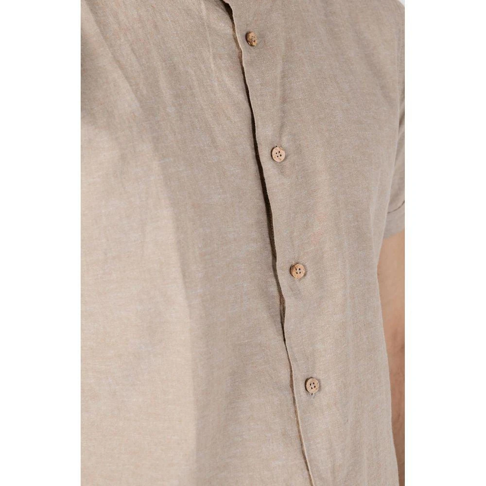 HAMAKI-HO Beige Linen Shirt 3