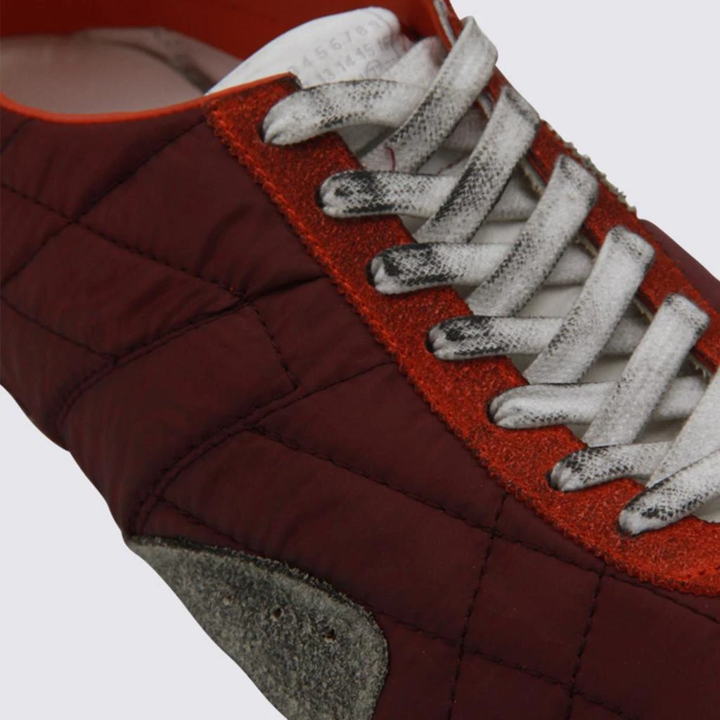 MAISON MARGIELA Maison Margiela Dark Red Sneakers 4
