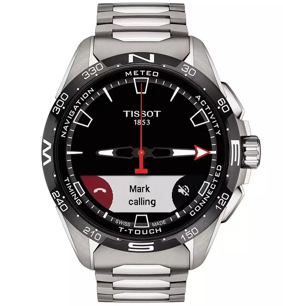Tissot Men
s Swiss T-Touch Connect Solar Titanium Bracelet Smart Watch 48mm 6