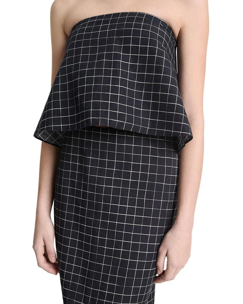 Vince Trellis Plaid Pencil Skirt 4