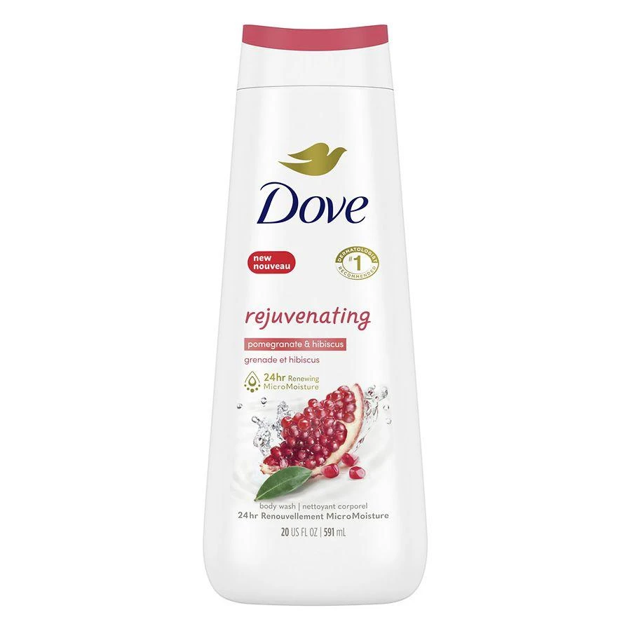 Dove Rejuvenating Body Wash Pomegranate & Hibiscus 1