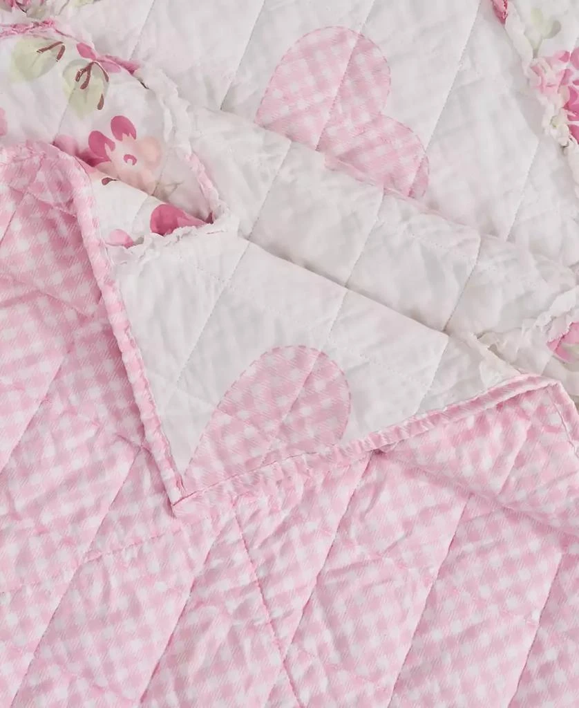 Greenland Home Fashions Veronica
s Hearts Shabby Chic Ruffled Throw, 50" x 60" 4