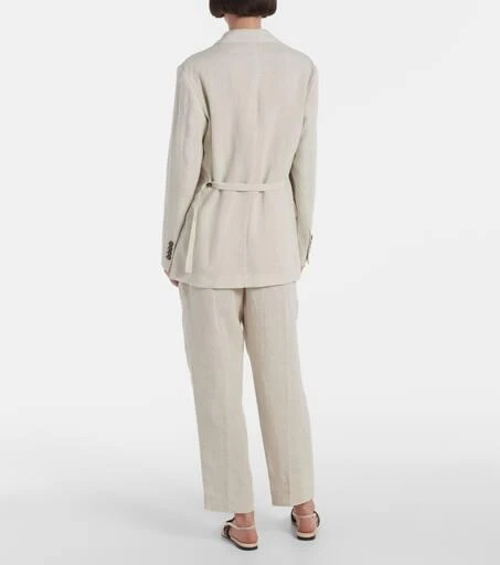 Brunello Cucinelli Linen-blend blazer 3