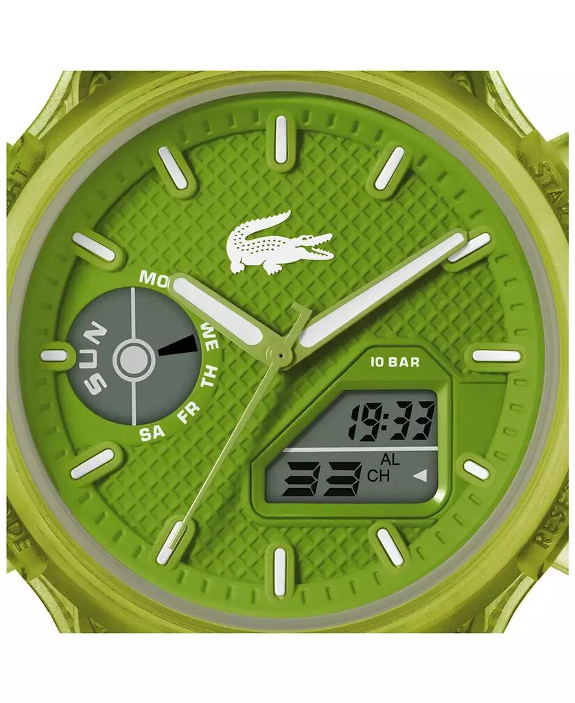 Lacoste Men's LC33 Green Silicone Strap Watch 5