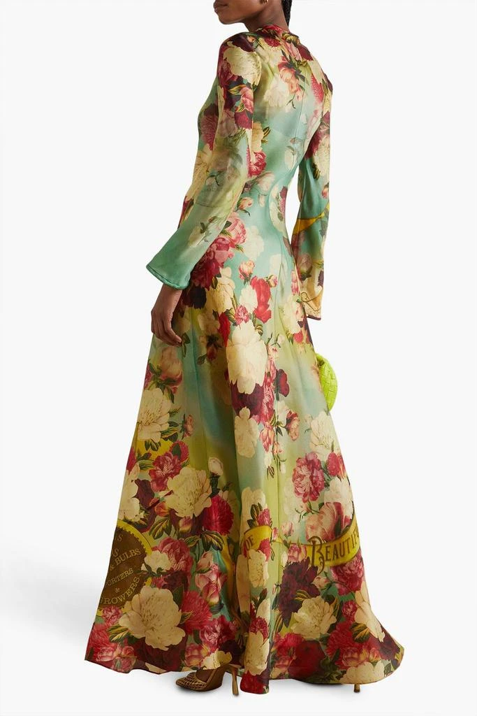 Zimmermann Printed silk-organza maxi dress 3