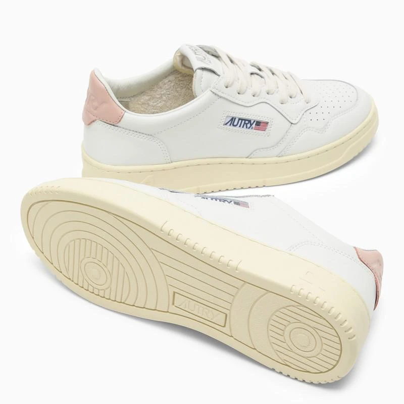 AUTRY White/pink leather Medalist sneakers 6