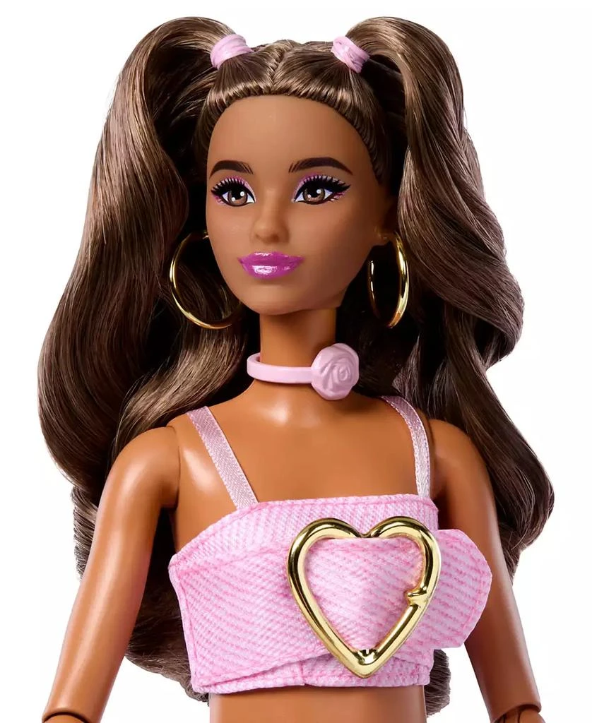 Barbie Deluxe Style Fashion Doll in Denim Crop Top 2