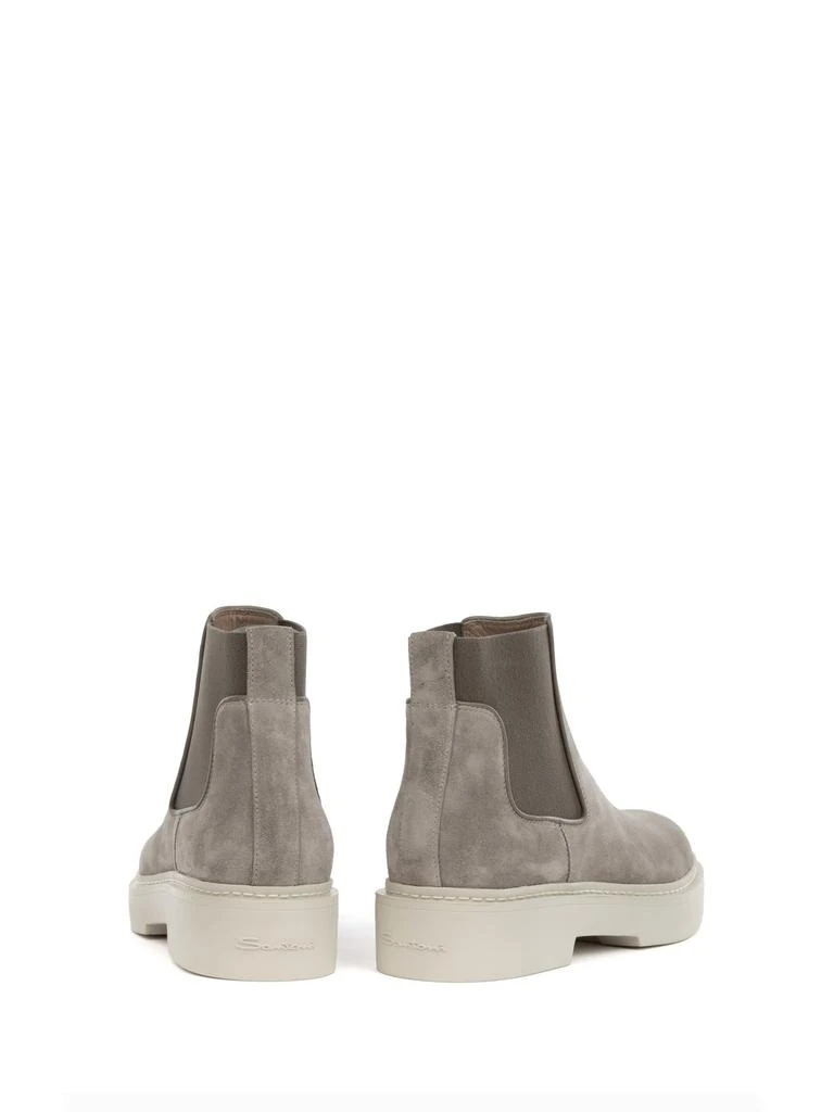 Santoni Beatles In Suede Dove Grey Women 3