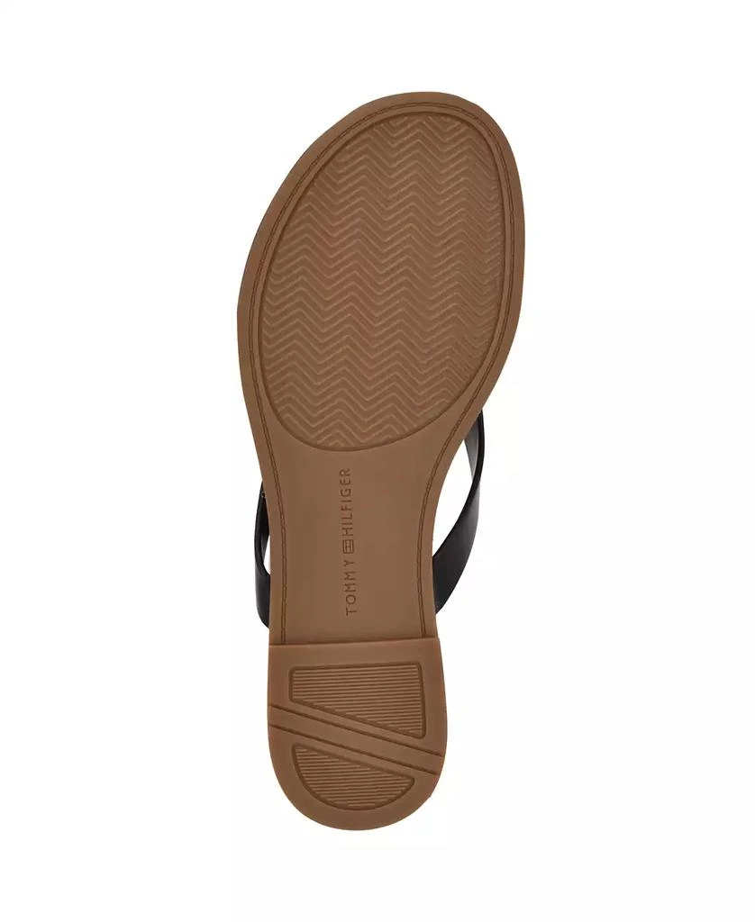 Tommy Hilfiger Women's Liande Logo Flat Thong Sandal 5