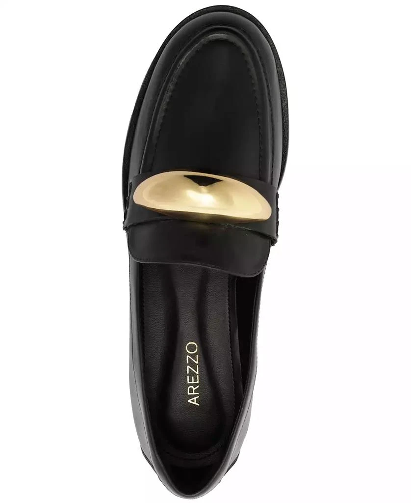 Arezzo Women's Vicky Round Toe Loafers 4