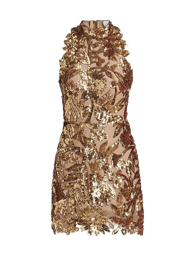 BRONX AND BANCO Dahlia Sequined Minidress