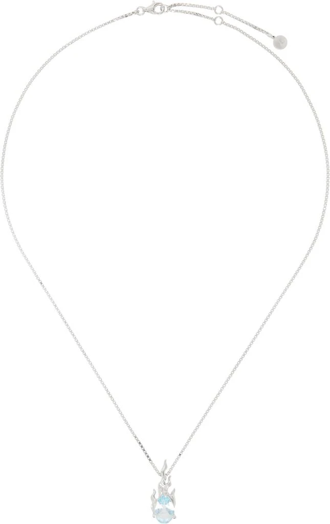 Alan Crocetti Silver Mini Gem in Heat Necklace 1