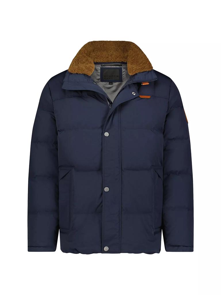 Andrew Marc Suntel Shearling-Trimmed Down Jacket