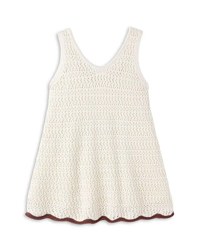 Rylee + Cru Girls' Crochet Tank Mini Dress - Little Kid, Big Kid