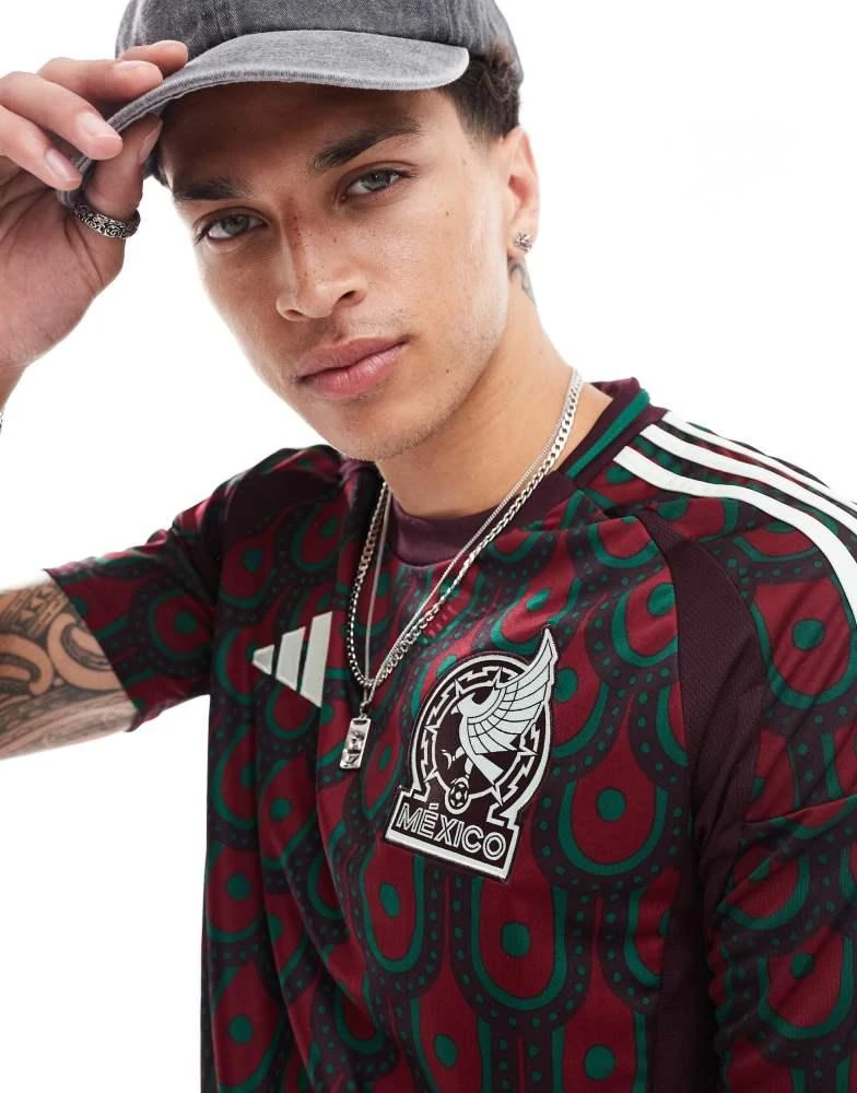 Adidas adidas Football Copa America 24/25 Mexico Home shirt in burgundy 3