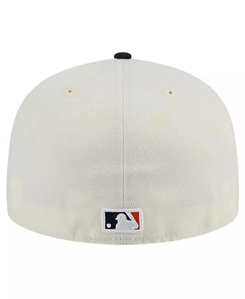 New Era Men's White Detroit Tigers Evergreen Chrome 59Fifty Fitted Hat 3