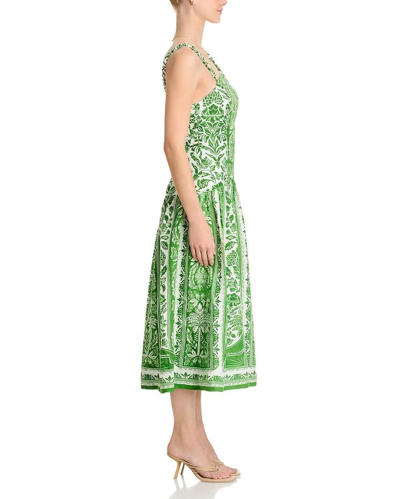Farm Rio Delicate Tapestry Midi Dress 5