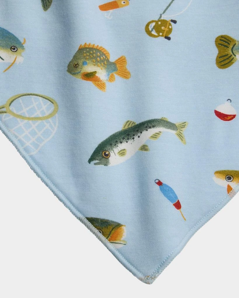 Angel Dear Fishing - 2 Way Zipper Footie w bandana bib 3