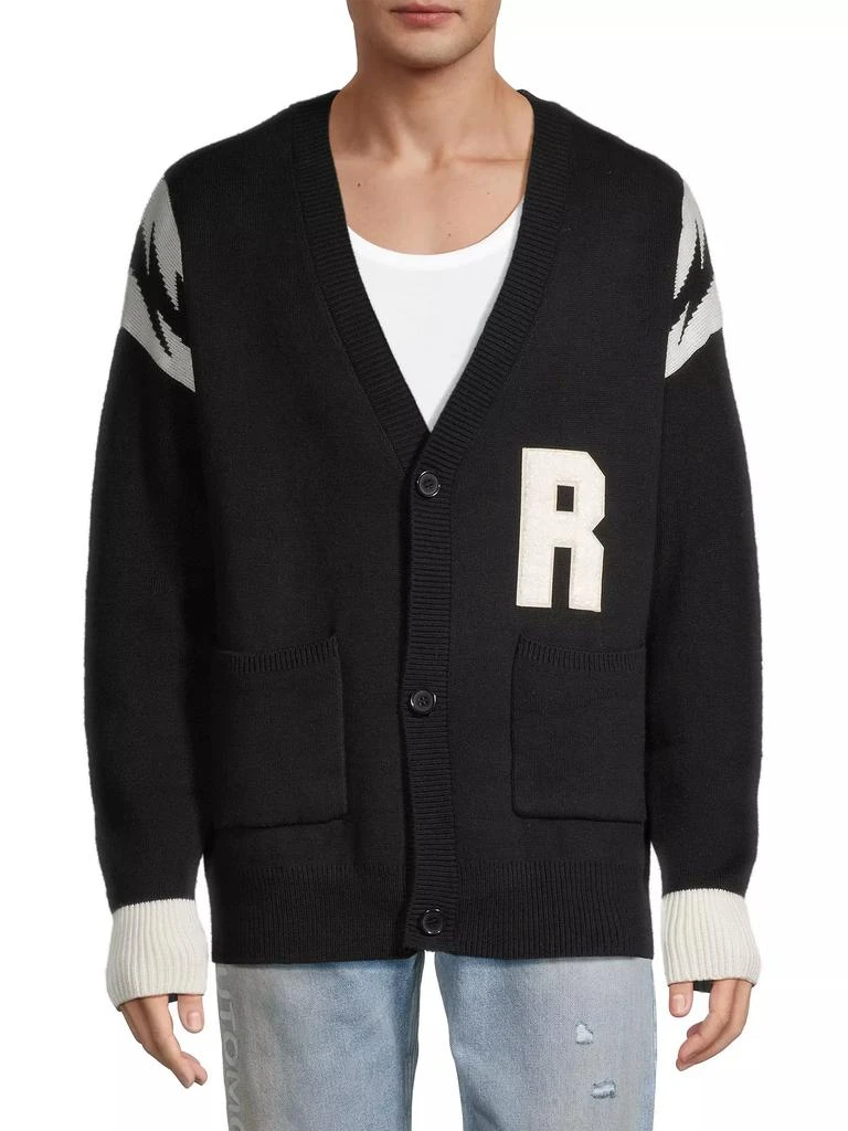 Rhude Lightning Cotton-Cashmere Cardigan 3