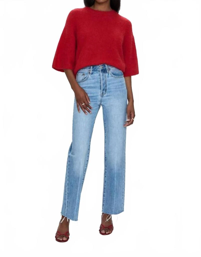 PISTOLA Cassie Super High Rise Straight Jean In Savvy Vintage 1