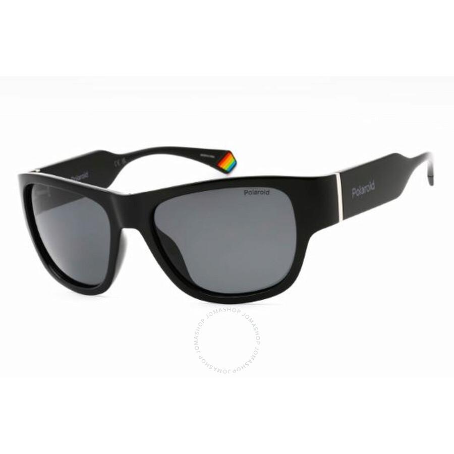 Polaroid Polarized Grey Wrap Unisex Sunglasses PLD 6197/S 0807/M9 55