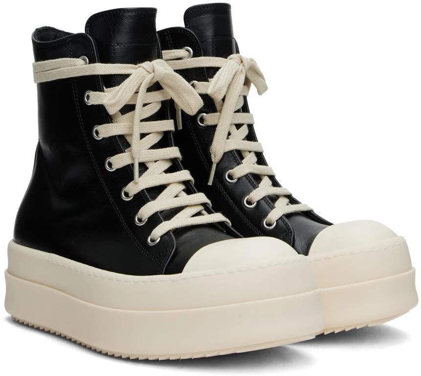 Rick Owens Black Porterville Mega Bumper Sneaks Sneakers 4