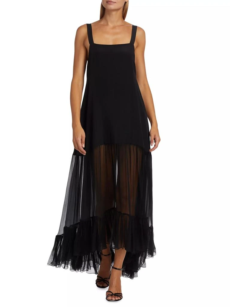 Azeeza Bellevue Silk Chiffon Maxi Dress 2