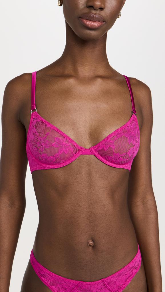 Fleur du Mal Le Stretch Lace Demi Bra