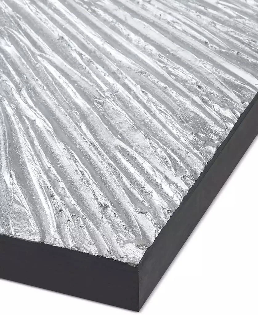 Madison Park Signature Sunburst Silver-Tone Resin Dimensional Box Wall Art 4