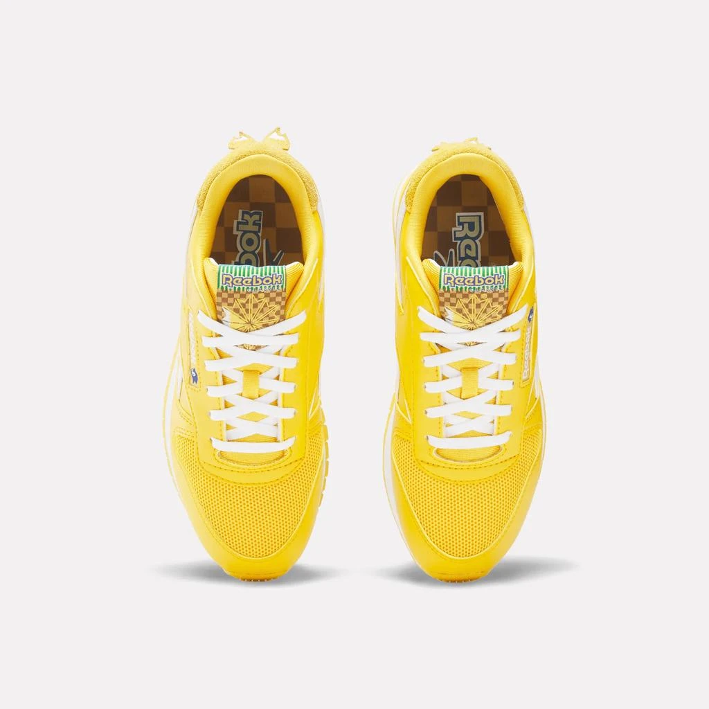 Reebok Unisex Reebok x Sonic 3 Classic Leather Shoes - Grade School 5