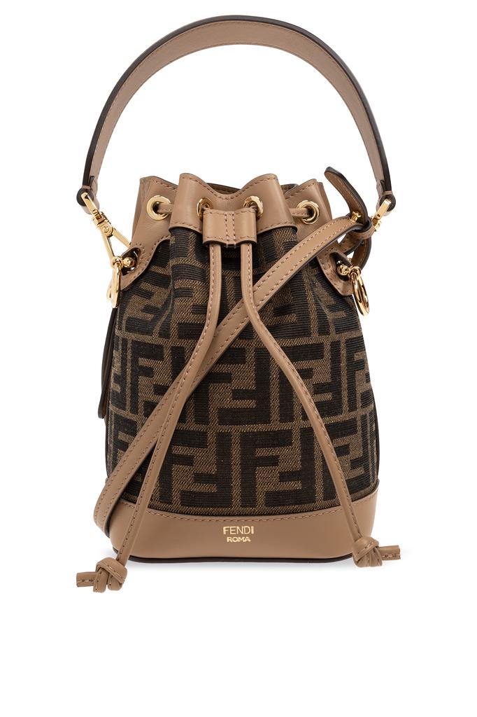 Fendi Mamma Baguette Small jacquard FF fabric crossbody bag