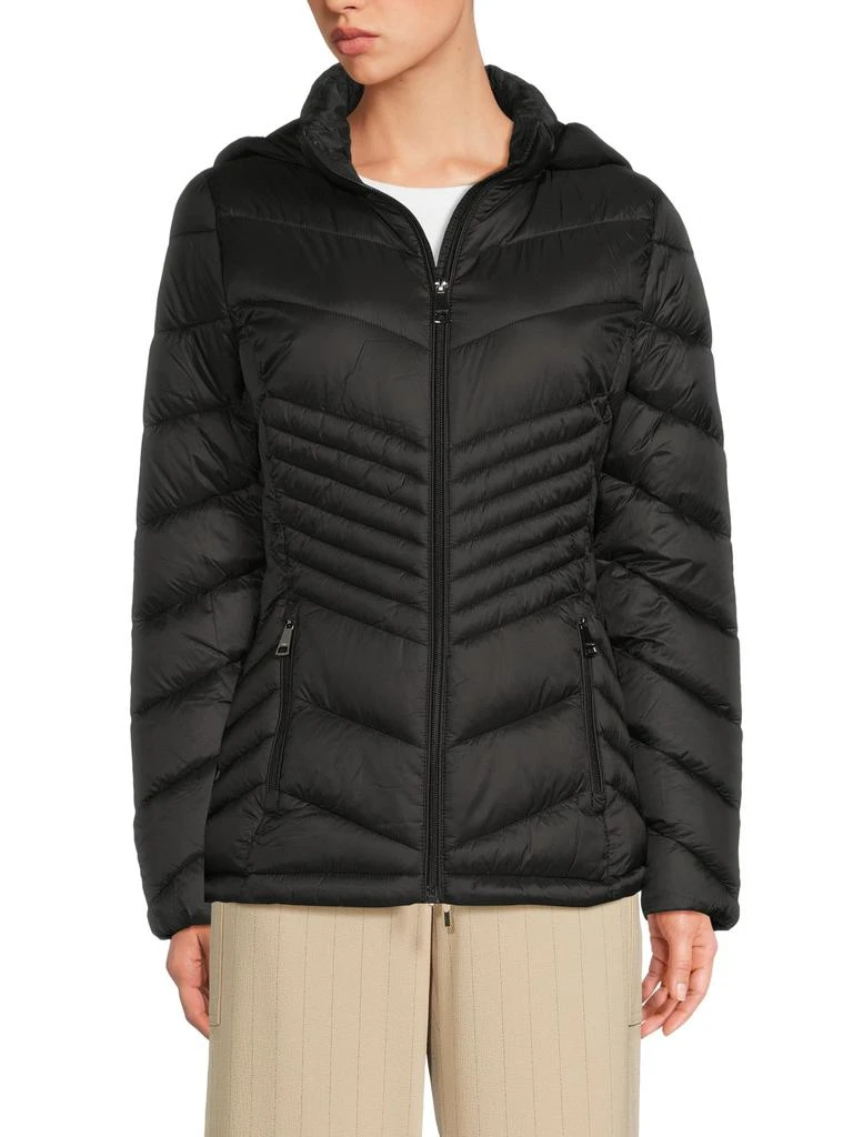 Calvin Klein Hooded Quilted Puffer Jacket