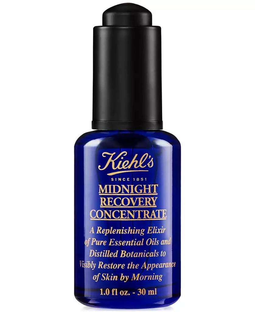Kiehl's Midnight Recovery Concentrate Moisturizing Face Oil, 3.4-oz. 1