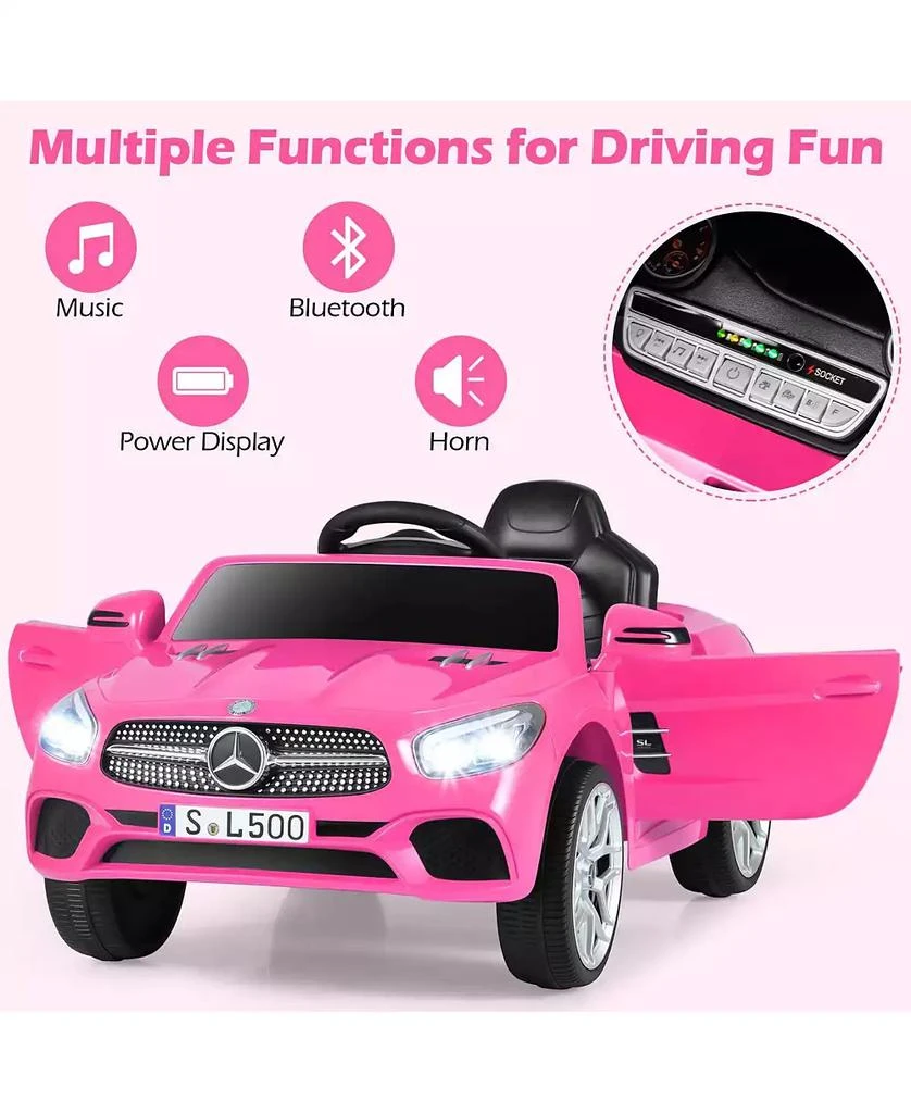 Mecale 12V Kids Ride On Car Licensed Mercedes Benz with Remote and Music 6